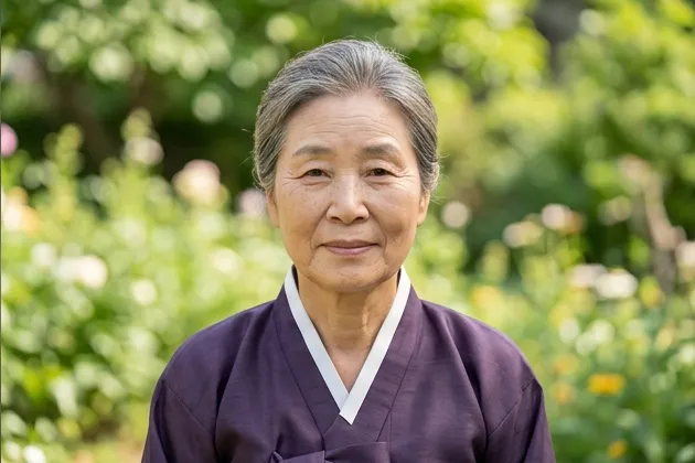 강혜자 영정